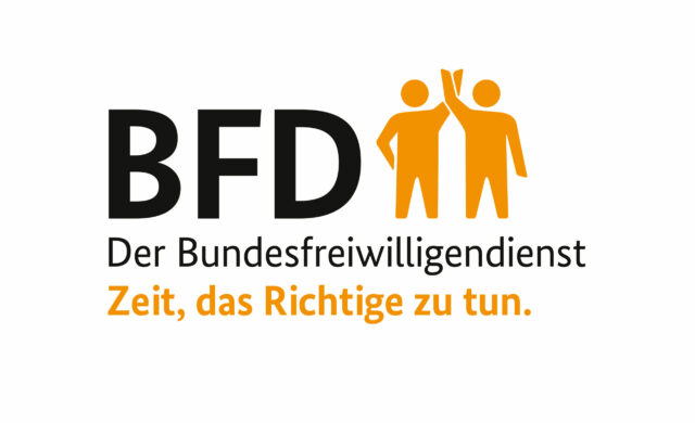 BFD Logo – Der Bundesfreiwilligendienst. Zeit, das Richtige zu tun