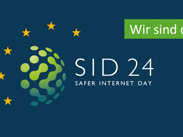 Logo Safer Internet Day in Dunkelblau