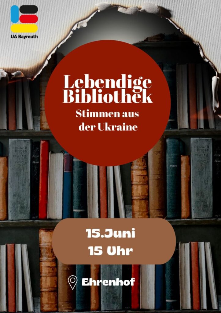 Plakat mit Text und Logo der UA Bayreuth