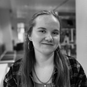 Bild einer Frau mit langen Haaren